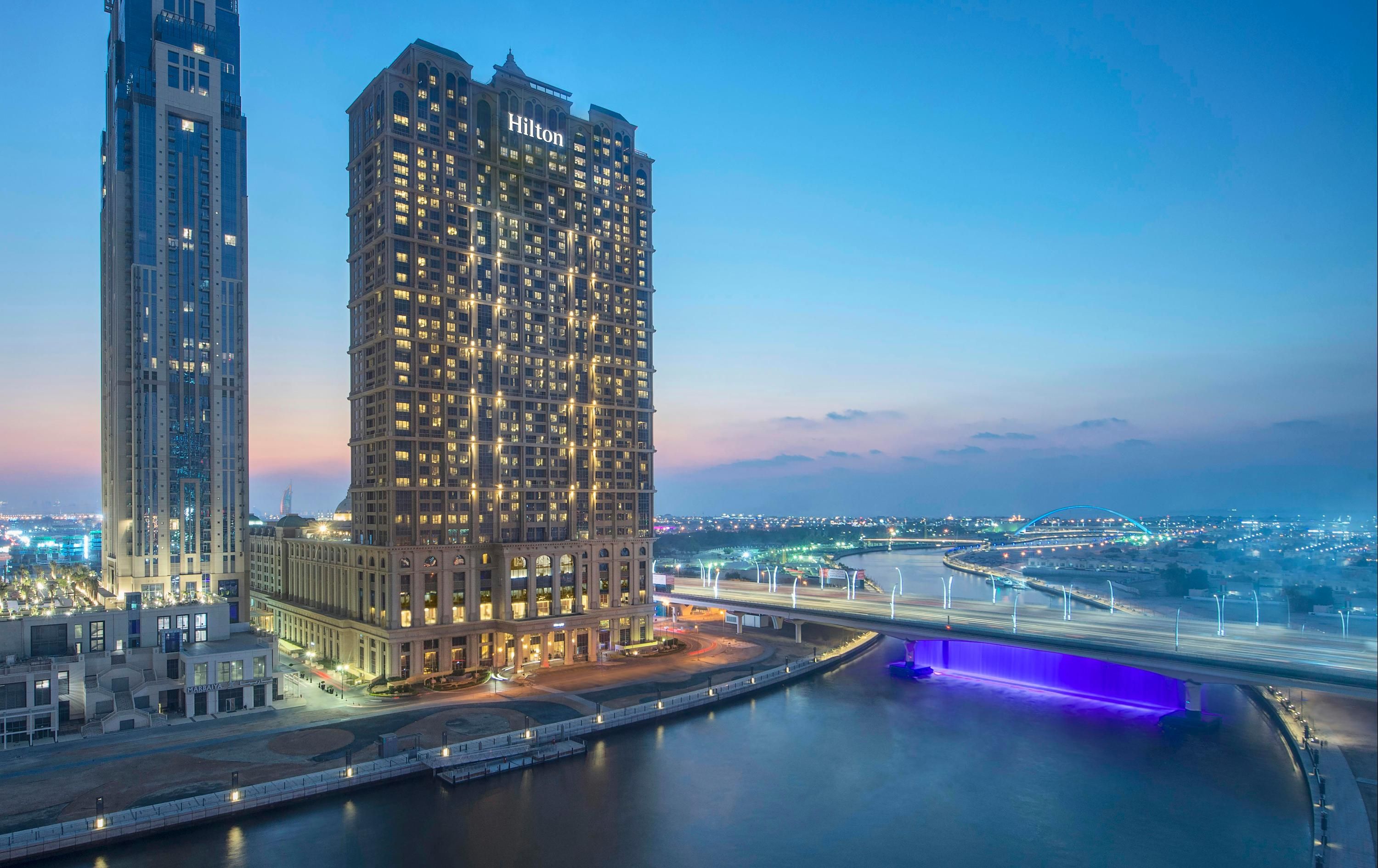 Hilton Dubai Al Habtoor City in Dubai, the United Arab Emirates from ₹ 7,216: Deals, Reviews, Photos | momondo
